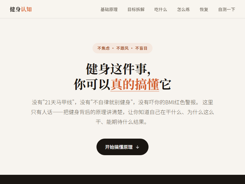 健身认知 缩略图